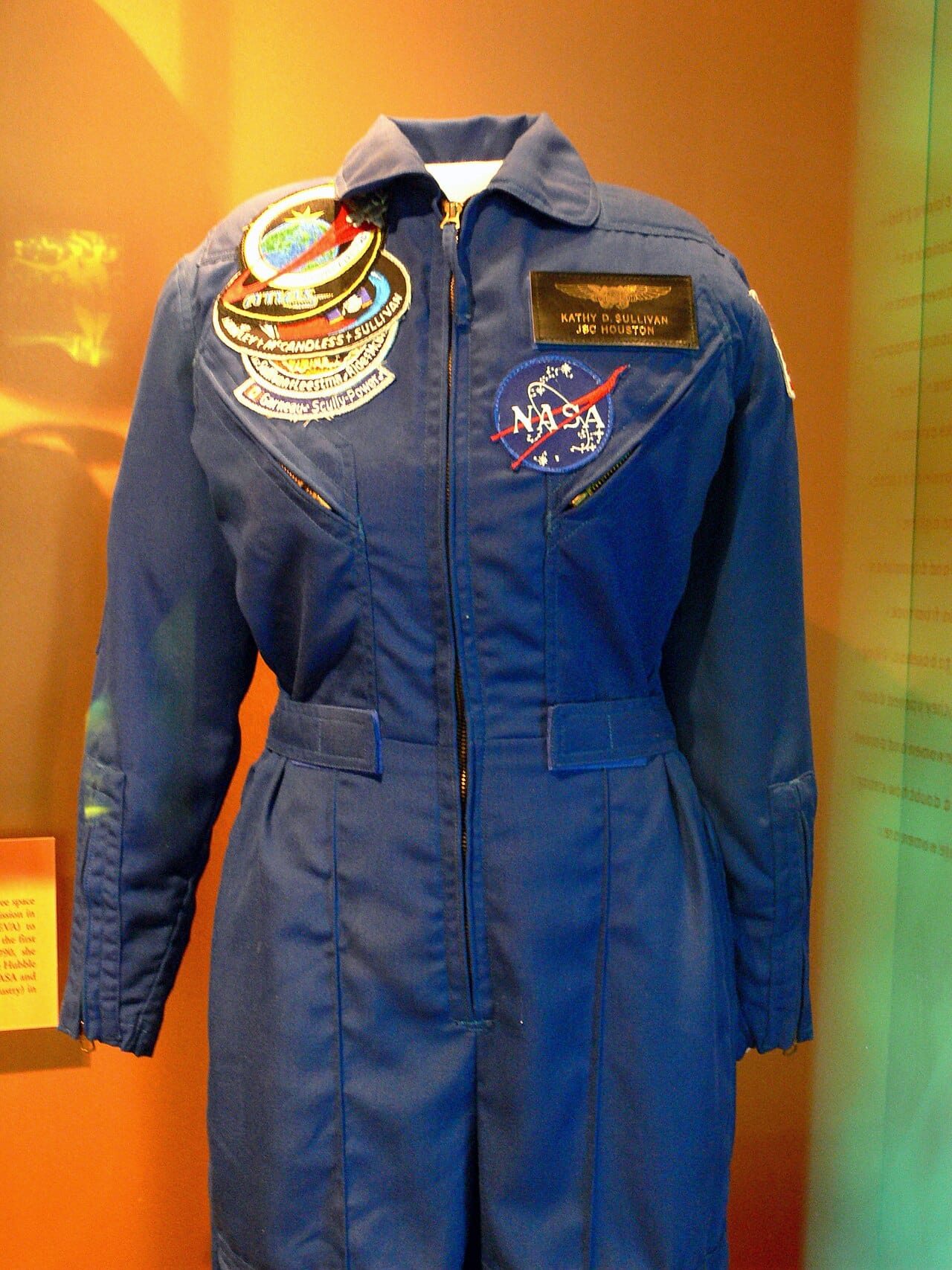 Kathy Sullivan T-38 flight suit Womens Museum