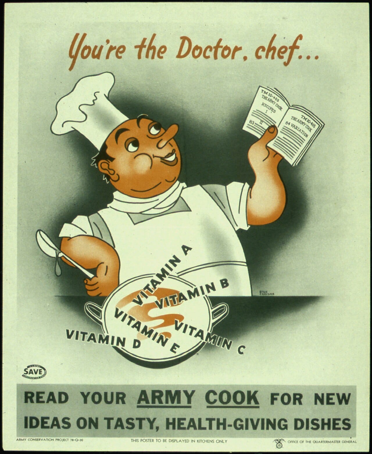 "YOU'RE THE DOCTOR, CHEF." - NARA - 516289