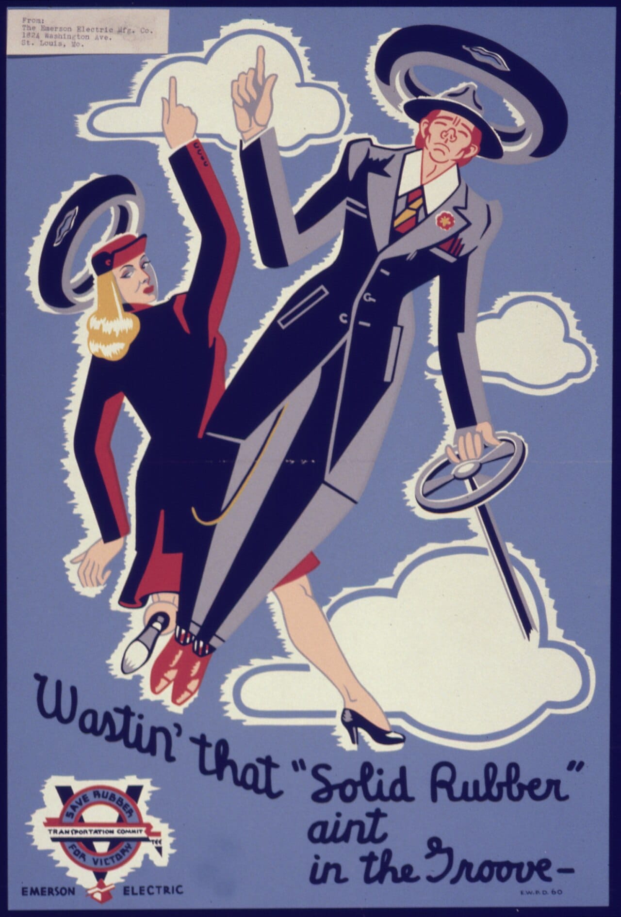 Wastin' That "Solid Rubber" Ain't in the Groove - NARA - 533939