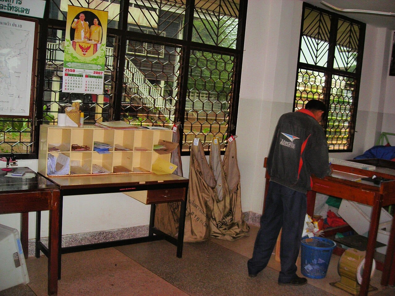 Distribution of mail-Thai post office