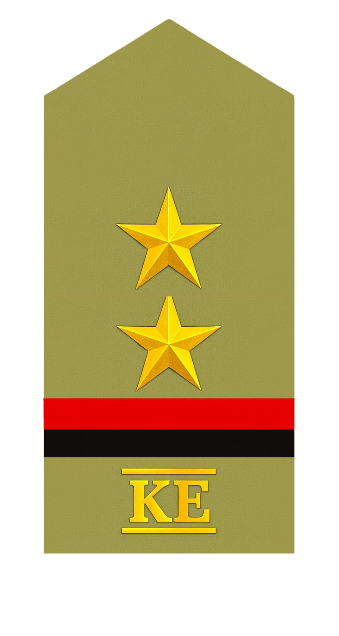 Rank insignia for an Excise Inspector of the Kerala Excise Department.