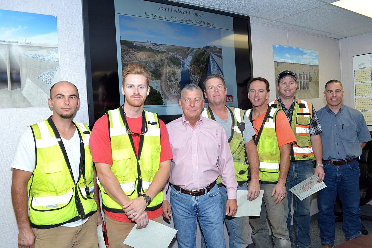 Granite Construction staff recognized for response to July 30 crash at Folsom spillway site (9471608499)