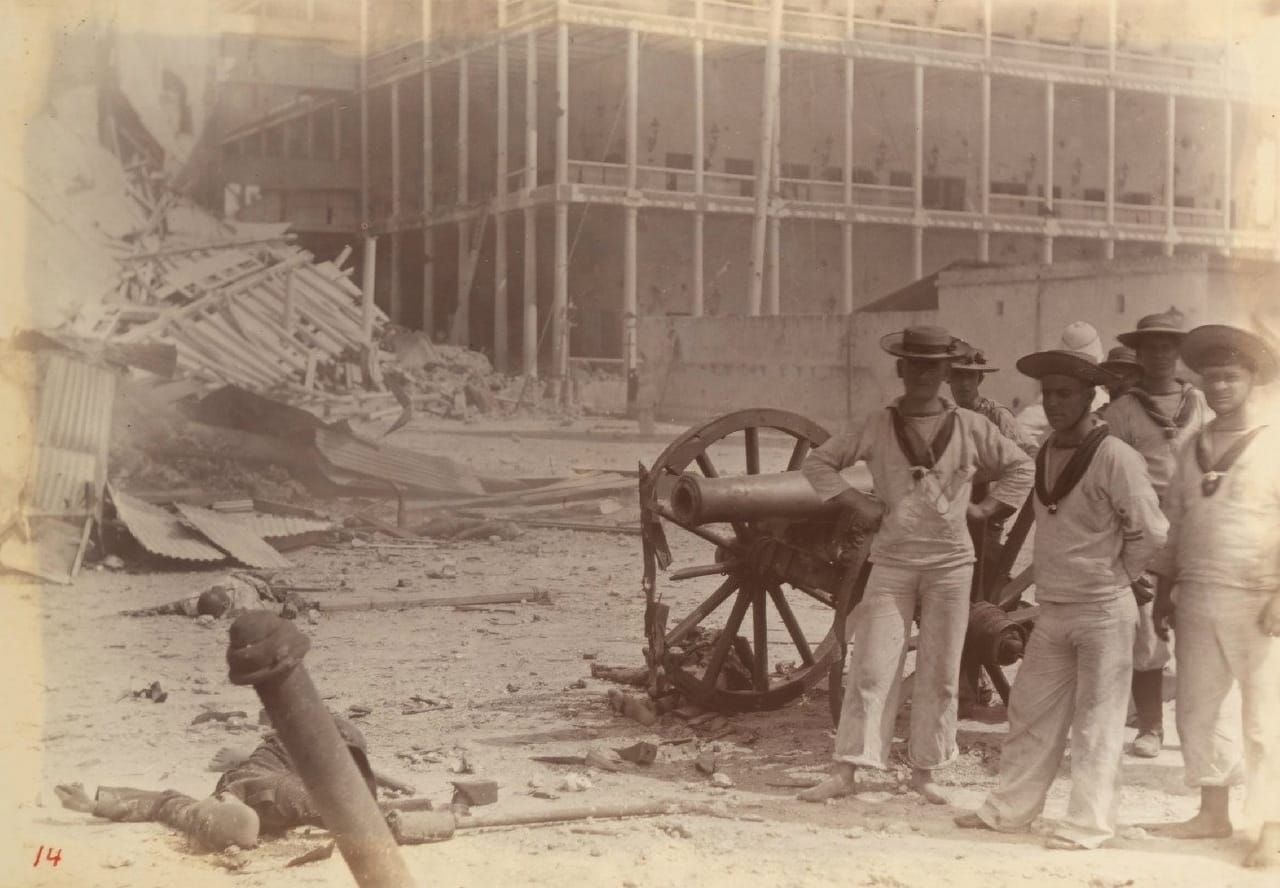 Marines photographed in Zanzibar.