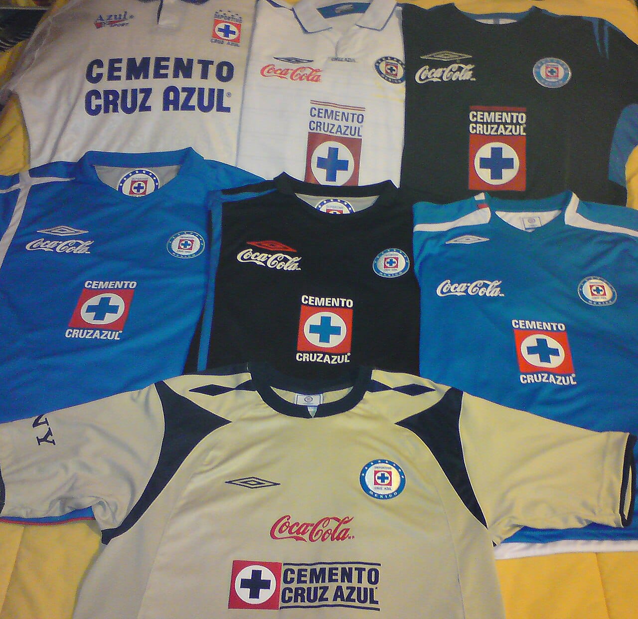 Cruz Azul jerseys