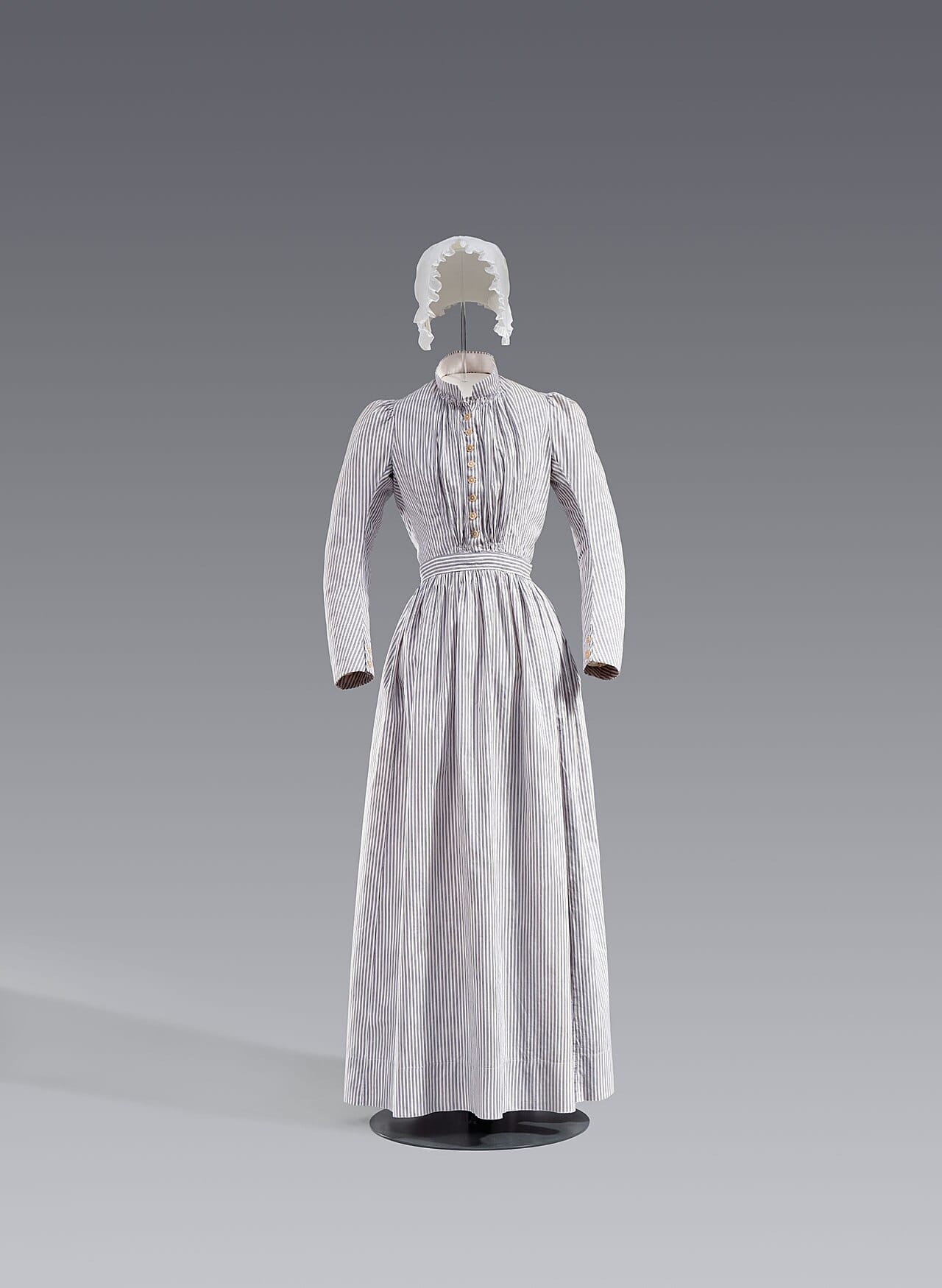 Maid servant dress with cap 1885