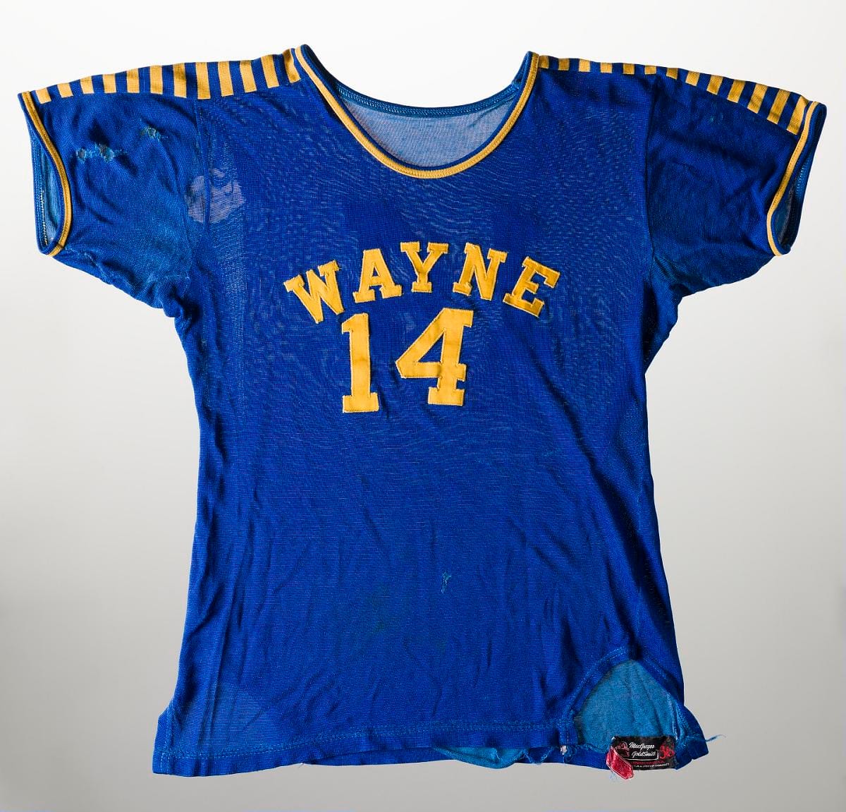 A high school basketball jersey.