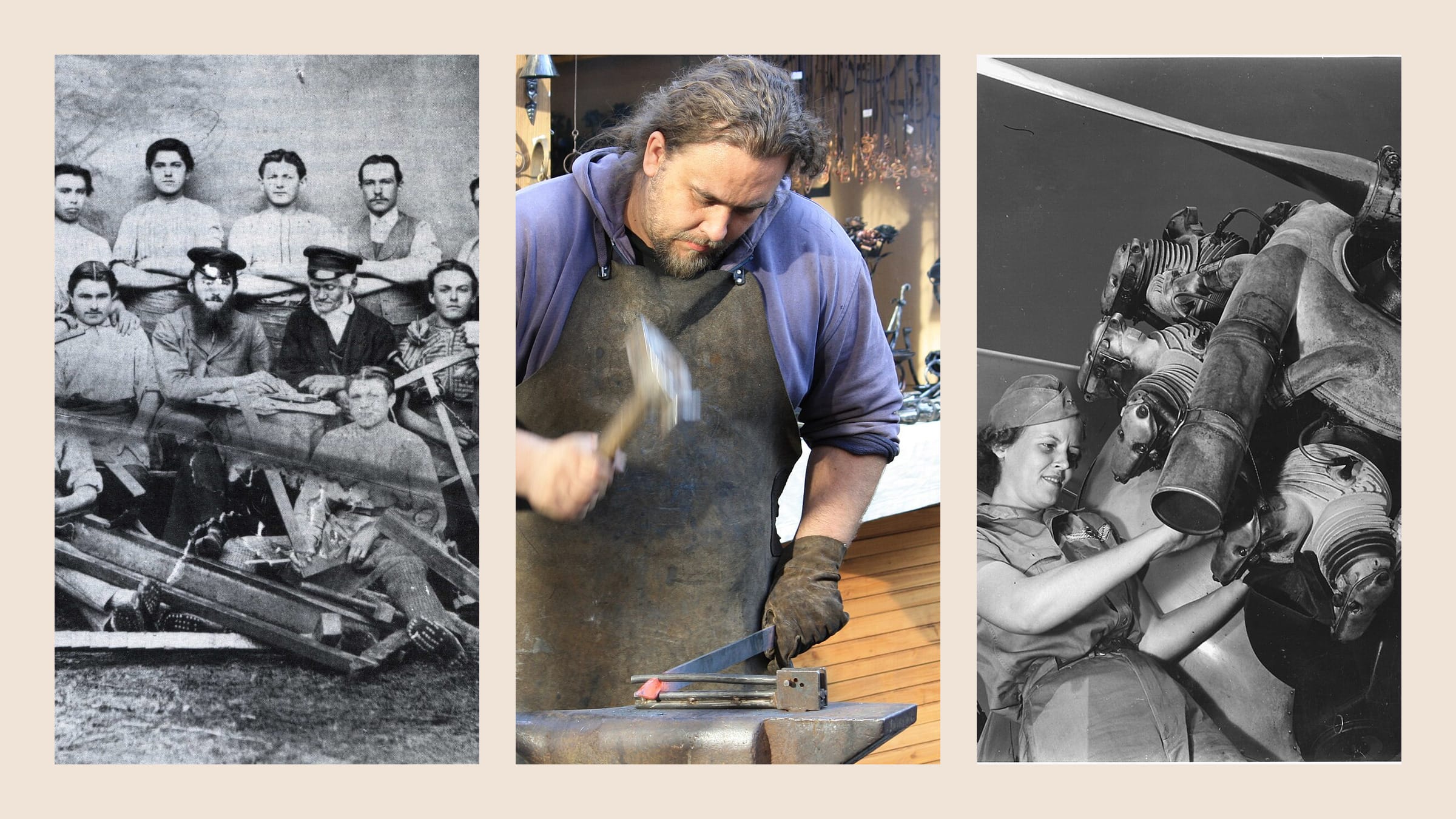 Plates from the Nametape archive of skilled trades and craft
